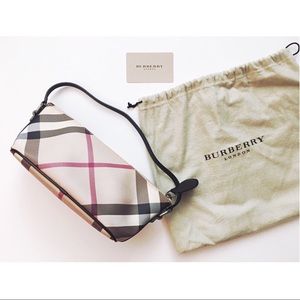 Authentic Burberry Nova Check Pochette mini bag